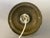 Metal 1910 Antique Wall Sconce, Solid Brass, All Original, White Glass Shade For Sale - Image 7 of 7