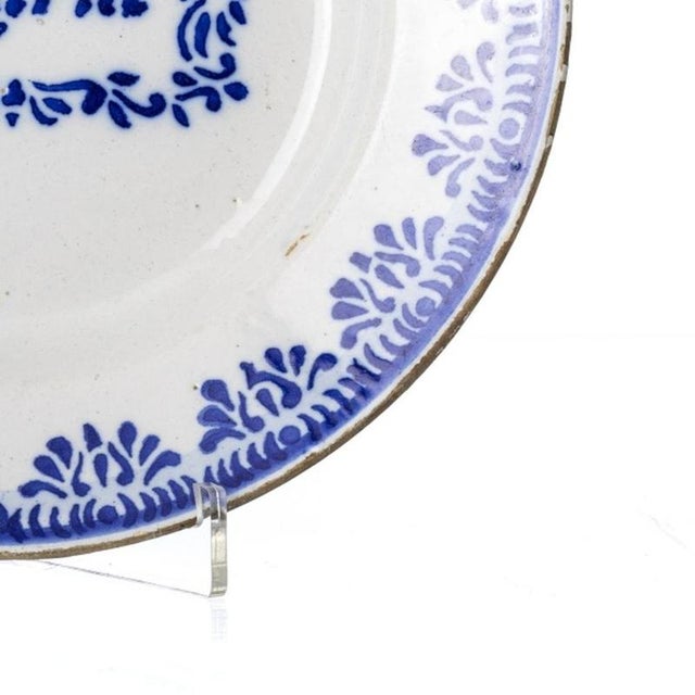 19th Century Talking Earthenware Plate For Sale - Image 5 of 6