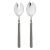 Contemporary Mepra Fantasia 2-Piece Salad Servers Set, Vicuna Gray For Sale - Image 3 of 3