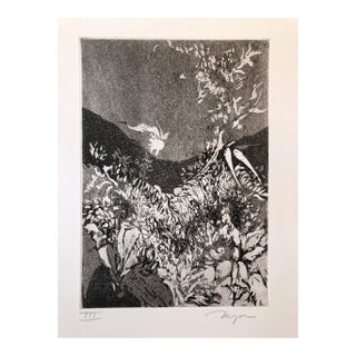Jack Zajac, Surrealist Figurative Aquatint Etching California Modernist Sculptor Artist For Sale