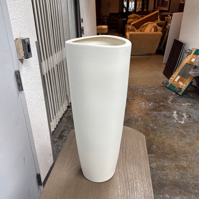 2010s Cb2 Calcium Floor Vase For Sale - Image 5 of 12
