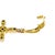 Vintage Large 14k Yellow Gold Diamond Cross Pendant Enhancer For Sale In Las Vegas - Image 6 of 9