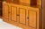 Vintage Art Deco Bookcase in Flamed Maple and Ebonized Wood, Italy, 1970s For Sale - Image 6 of 8