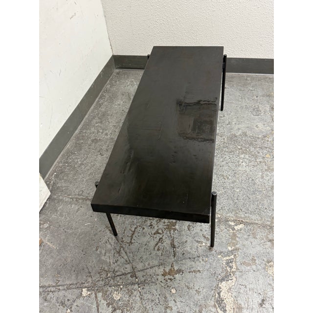 Society of Lifestyle Burnished Woodland Coﬀee Table For Sale - Image 10 of 12