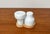 Swedish Model Fix Salt and Pepper Shakers in Ceramic and Wood by Julia Teutiger for Sagaform, Set of 3 For Sale - Image 9 of 18