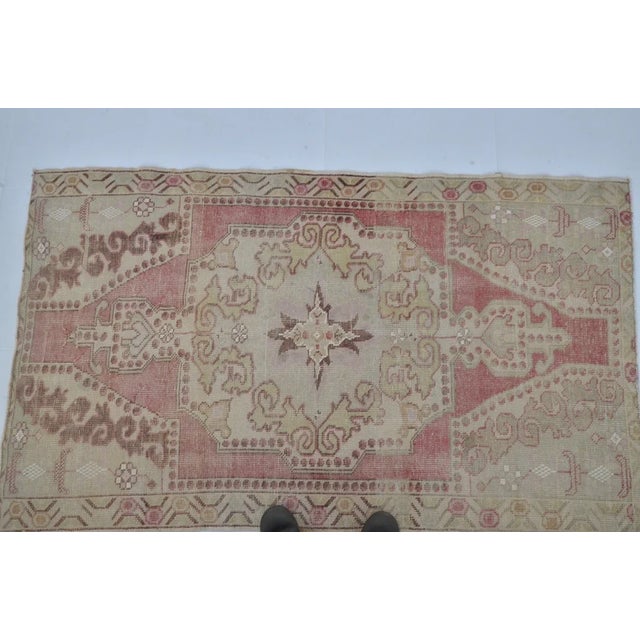 Textile Antique Vintage Floor Carpet For Sale - Image 7 of 10