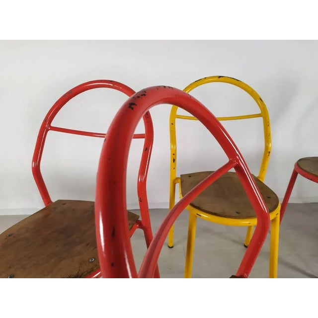 Industrial Chairs by René Herbst, Set of 6 For Sale - Image 17 of 18