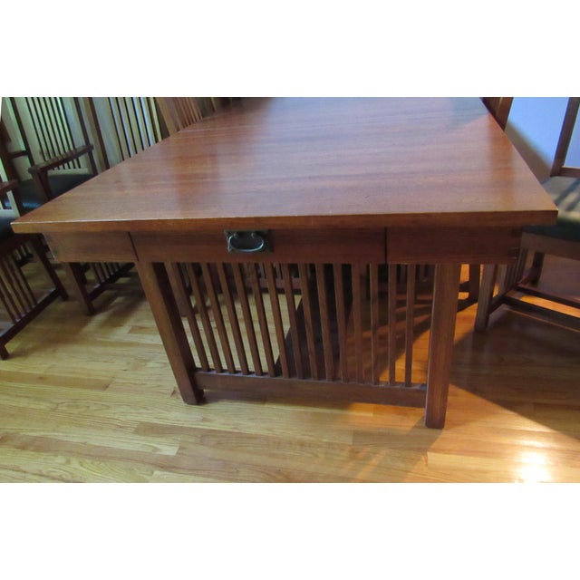 Kimball Mission Style Arts And Crafts Dining Set 7 Pieces Chairish
