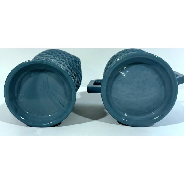 Glass Late 19th Century Westmoreland Sugar Bowl and Creamer For Sale - Image 7 of 7