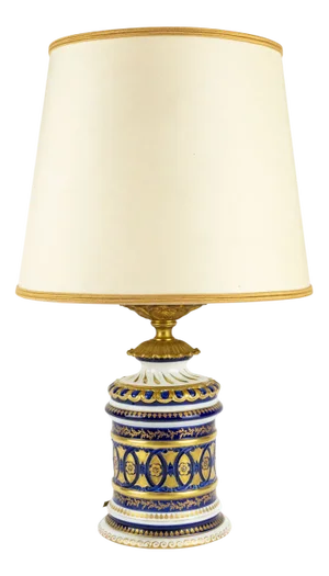 Porcelain Table Lamp by Giulia Mangani, Florence, Italy, 1960s