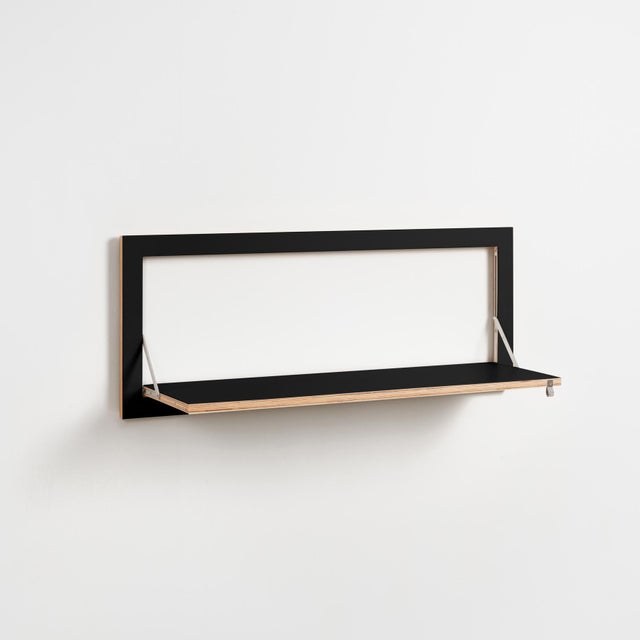 Not Yet Made - Made To Order 100×40-1 Fläpps Shelf in Black from Ambivalenz For Sale - Image 5 of 5