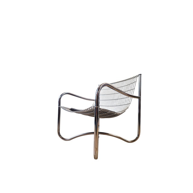 1970s Mid-Century Chrome and Steel Lounge Accent Chairs by David Mellor O.B.E, 1960s, Set of 2 For Sale - Image 5 of 7