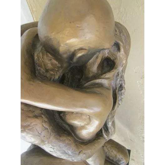 Bronze Austin Productions Bronze Sculpture After Rodin "Lover's Embrace" 1980's For Sale - Image 8 of 12