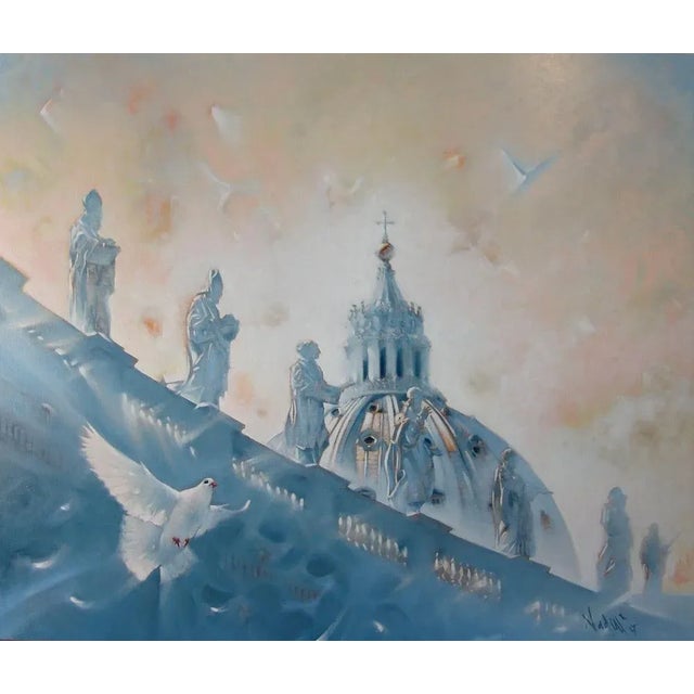 Vatican. Oil on wood, 76X90 cm The artist Vadim Kovalev was born in 1968 in the capital of Latvia, Riga, where he is also...