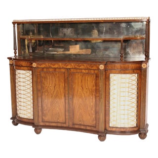 English Regency Style Rosewood Sideboard For Sale
