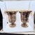 Vintage Pair Woven Wicker Urn Style Pedestal Vases For Sale - Image 12 of 12