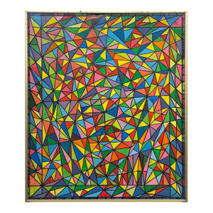 Original 1987 Painting by J. Zizabin 24 X 20