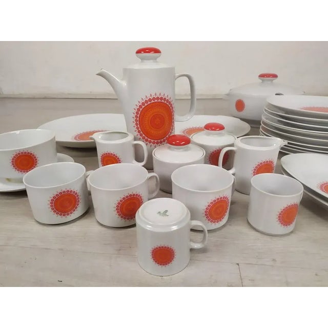 1970s Vintage Service Table from Winterling, Bavaria, Set of 47 For Sale - Image 5 of 15