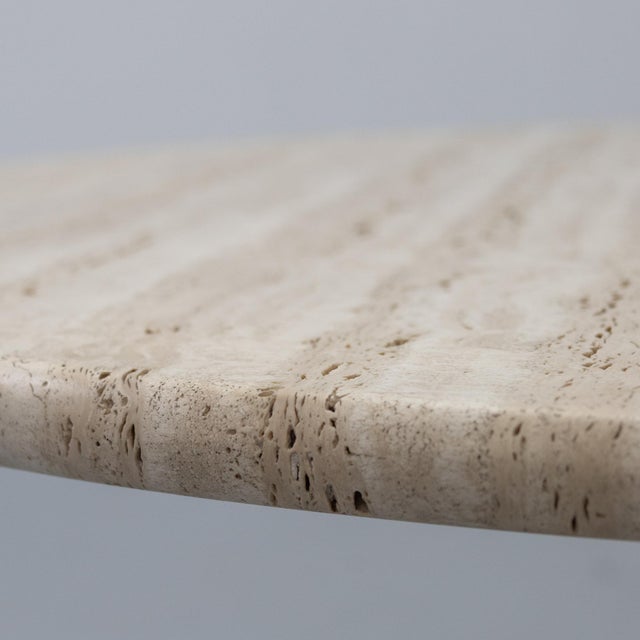 Beige Travertine Finale Coffee Table by Peter Draenert for Draenert, 1970s For Sale - Image 8 of 18