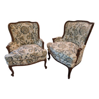 1990s Ethan Allen "Camille" Chair, 2 Available For Sale