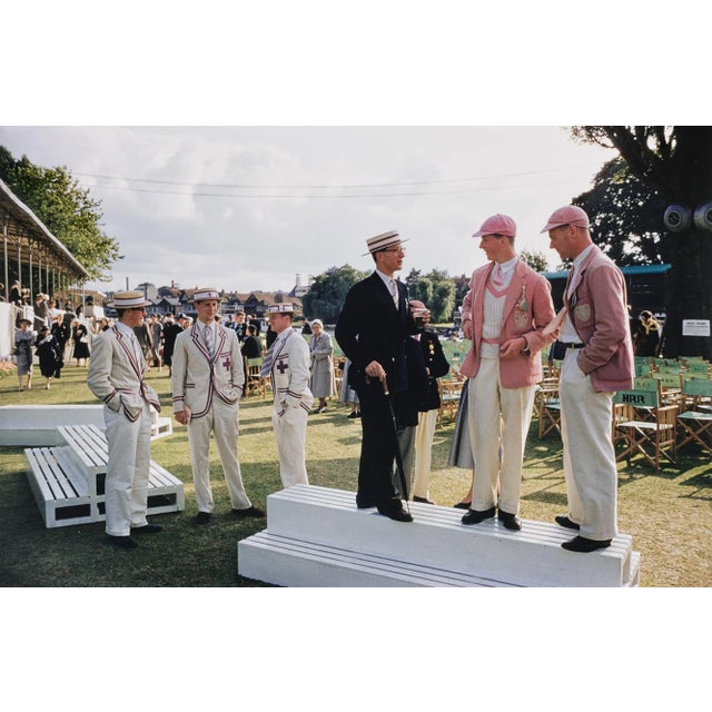 "Henley Regatta" by Slim Aarons 30x40 Inch Framed Getty Images C-Print. For Sale