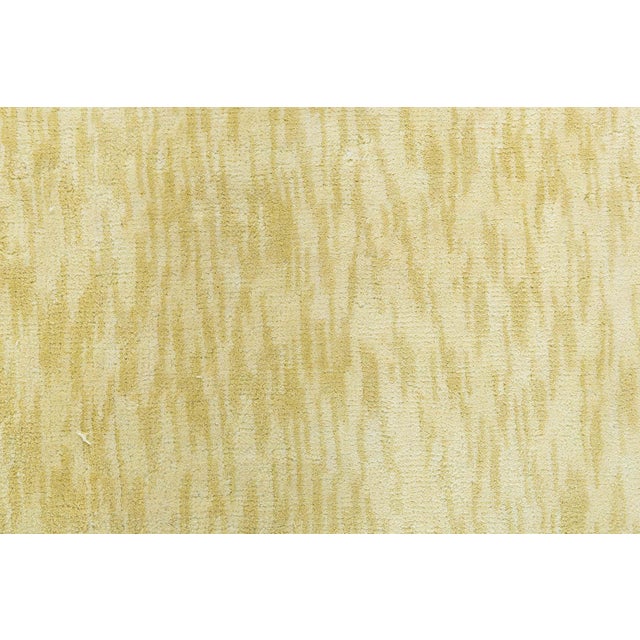 Textile Modern Abstract Solid Pale Sand Silk Runner "Mielgrain" by Doris Leslie Blau For Sale - Image 7 of 7