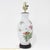 This elegant Chinese porcelain lamps features hand-painted blooming poppy flowers in soft pinks, reds, and purples, set...