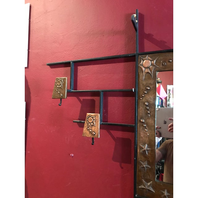 1950s Hall Tree Coat Hat Rack Brutalist Mid Century For Sale In Miami - Image 6 of 12