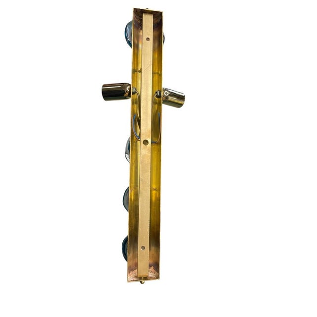 Murano Glass Sconces attributed to Archimede Seguso, 1980, Set of 2 For Sale - Image 10 of 13