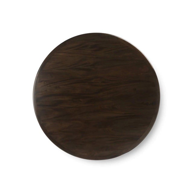 Mid Century Modern Round Dining Table - 72" For Sale - Image 4 of 8