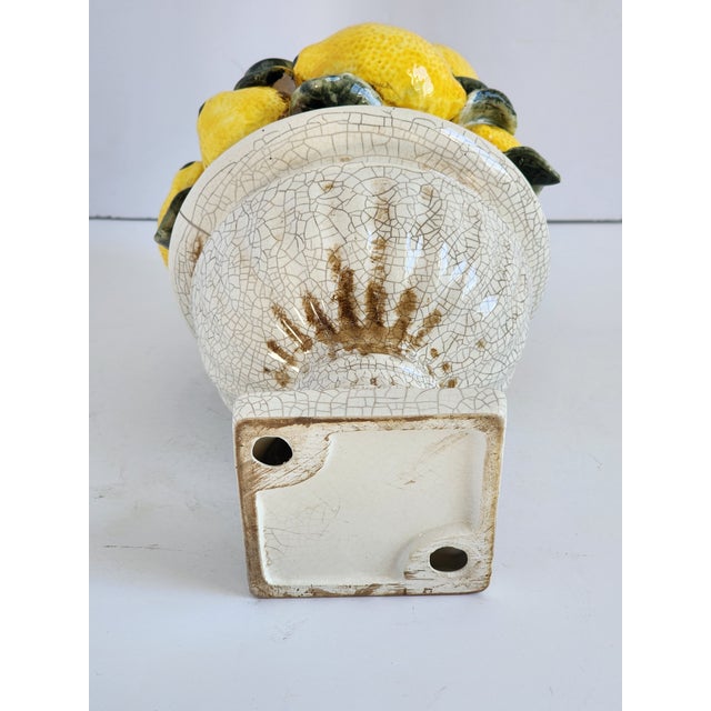 Vintage Lemon Ceramic Topiary For Sale - Image 12 of 12