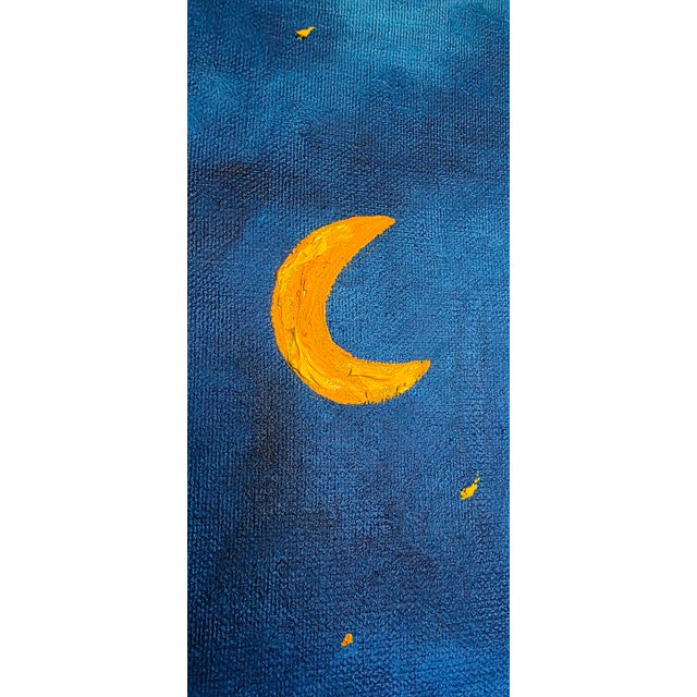 Oksana Babala Night Mountains — Original Oil Painting on Canvas For Sale - Image 4 of 4
