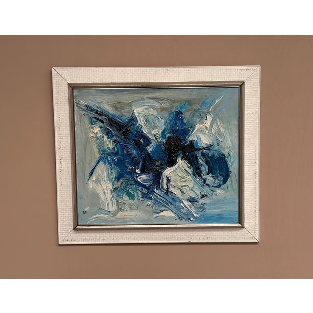 Mid-Century Modern Bo Westberg, Strummer, 1950s, Oil on Canvas, Framed 70 × 60 Cm For Sale - Image 3 of 18
