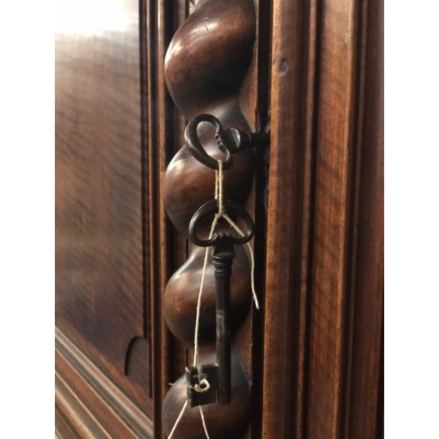 Louis XIII Double Headed Eagle Buffet Deux Corps For Sale - Image 4 of 7