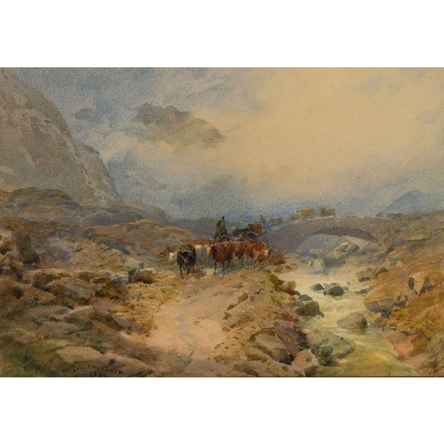 Thomas Miles Richardson Junior, Returning Home, 1851, Watercolour Painting, Framed For Sale - Image 4 of 4