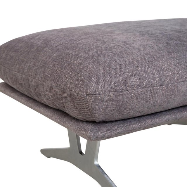 Francis Ottoman in Grey Fabric from Koinor For Sale - Image 5 of 13