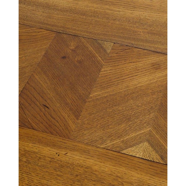 Early Swedish Mid-Century Modern Wooden Console Table with Drawers in Oak by Axel Lindegren, 1930s For Sale - Image 8 of 9