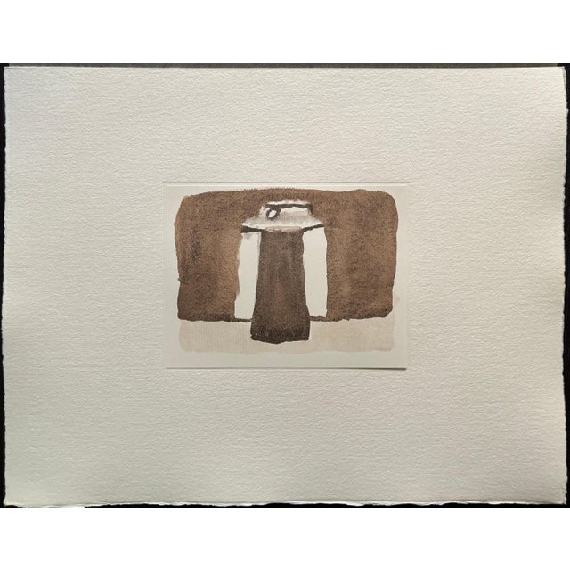 Giorgio Morandi (1890-1964) "Natura Morta" (Still Life) Colour Photo-lithograph on thick cotton handmade paper Year...