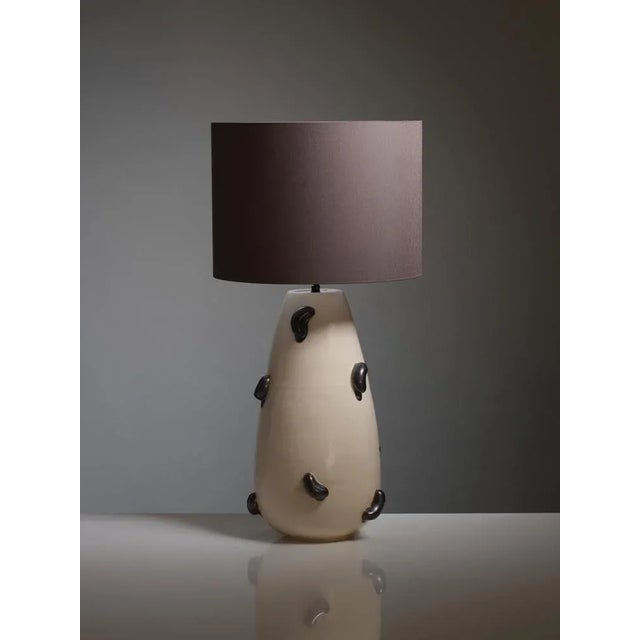 Contemporary Beans Ceramic Table Lamp by Katia Langeard For Sale - Image 3 of 6