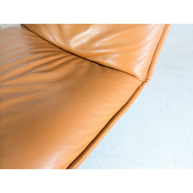 Epos Free Motion Armchair in Cognac Brown Leather from Koinor For Sale - Image 12 of 15