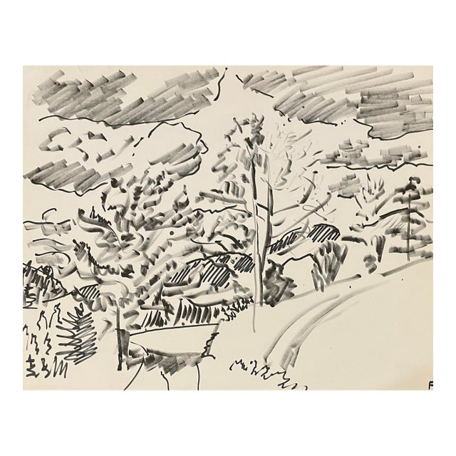 1960s Frank Wallace Craftsbury Vermont Landscape For Sale