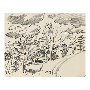 1960s Frank Wallace Craftsbury Vermont Landscape