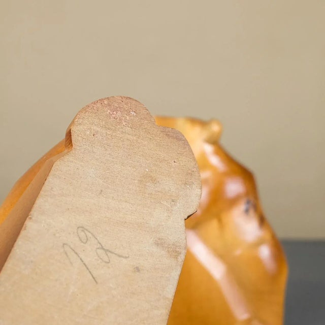 Wooden Bear Bookends from VEB Kunstgewerbliche Holzarbeiten Klings, 1950s, Set of 2 For Sale - Image 14 of 16