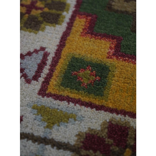 Turkish Hand Knotted Approx. 2.5’ X 8’ Wool Runner Rug For Sale - Image 4 of 6