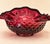 Vintage Fenton-Style Hobnail Ruffled Rim Glass Bowl For Sale - Image 4 of 6
