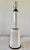 1960s Danish White Porcelain Table Lamp, Heiberg Style For Sale In New York - Image 6 of 6