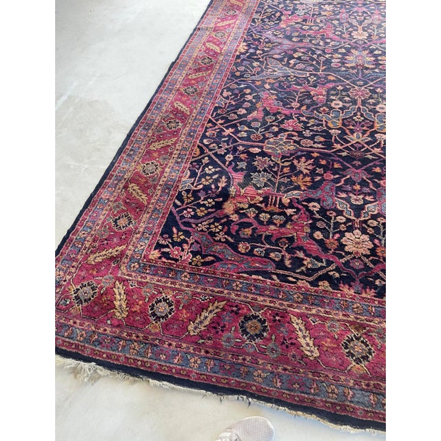 * All of our & vintage rugs are professionally cleaned prior to being listed.* Name: RARE Size Semi- Kelleh Garrus Design...