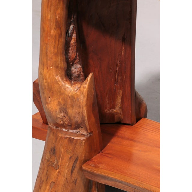 Mid-Century French Wooden Bookcase, 1960s For Sale - Image 12 of 13