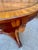 Alfonso Marina Neoclassical Empire-Style Round Center Table, Baroque Twist Legs, Burl Veneer Top, Alfonso Marina, Mexico City For Sale - Image 4 of 7