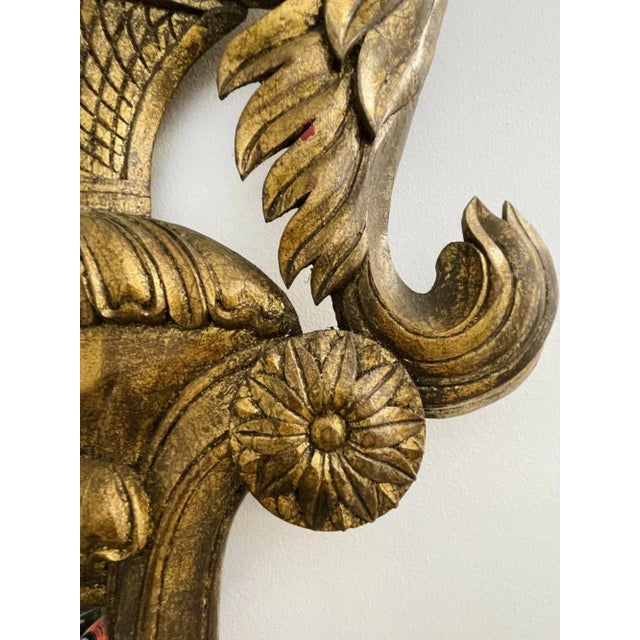 Pair of Giltwood Mirrors, Wall, Console or Pier Mirrors, Italian, 1960s For Sale - Image 11 of 12